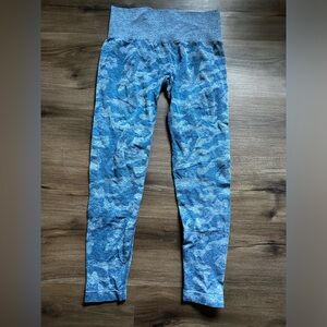 NVGTN blue camo leggings size large